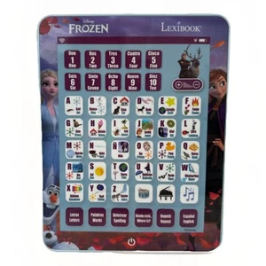 Lexibook Disney Princess FROZEN zweisprachiges pädagogisches Tablet Spielzeug Englisch Spanisch - Bild 1 von 4