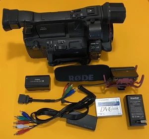 Canon XH A1 Nero HDV 1080i Stabilizzatore Ottico Immagine Videocamera Funzionante LEGGI - Foto 1 di 19