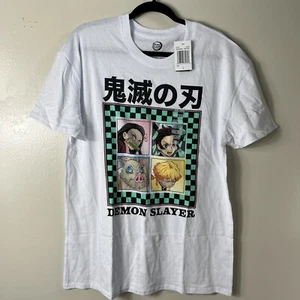 Demon Slayer Tanjiro & Nezuko White T-Shirt L - Picture 1 of 7