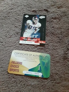 IKE HILLARD Edge 199 fury 65 autographed - Picture 1 of 2