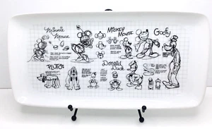 "Bandeja para servir cuaderno de bocetos de Disney Minnie Mickey Mouse y amigos plato de bocetos 13""" - Imagen 1 de 4