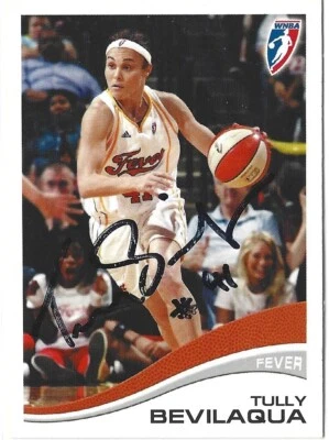 Tully Bevilaqua Autographed 2007 WNBA Enterprises Card #66 Indiana Fever - Image 1 of 3
