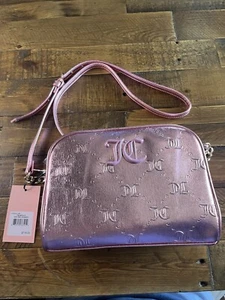 Juicy couture rosa metallizzato buoni tempi tracolla posteriore nuova con etichetta - Foto 1 di 13