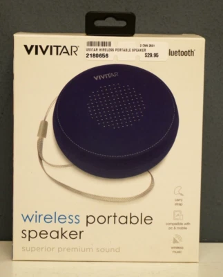 VIVITAR WIRELESS PORTABLE  BLUETOOTH SPEAKER - Image 1 of 4