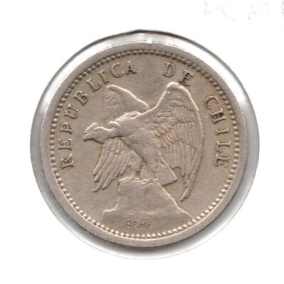 CHILE 20 Centavos 1940, KM #167.3 Copper-Nickel Coin - Image 1 of 2