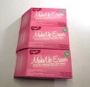 The Original MakeUp Eraser Original Pink Erase All Makeup W/ Just Water (3 Pack) - Picture 1 of 2