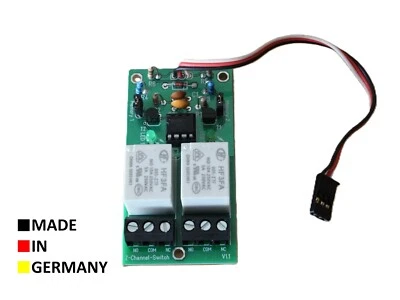 2 Channel RC Switch, 2 x 10 Amps with Memory Function - Image 1 of 3