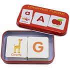 1X(-Tear Flash Cards Learning Alphabet Puzzle Cards, Matching Puzzle Cognitive E
