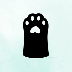 Cat Kitten Paw Decal Vinyl Pet Cat Mom Custom Sticker Car Window Water Bottle - Picture 1 of 7