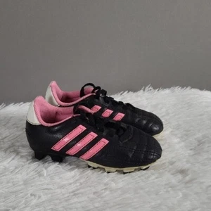 Adidas Toddler Kids Black, Pink & White Soccer Shoes,Size 9K(US) - Picture 1 of 8