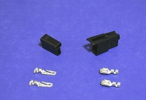 GM 2 Terminal T Shape Nylon Wiring Harness Connector Housing Shell Male & Female - Picture 1 of 8