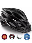 Bicycle Helmet with Safety LED Light, CE Certified, Adjustable - SHINMAX
