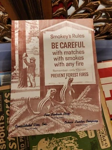 Prineville Oregon Smokey the Bear Rules, Central Oregon Dept. Recreation - Picture 1 of 4