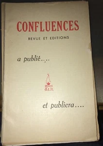 CONFLUENCES, REVUE ET ÉDITIONS.CATALOGUE 1944. - Picture 1 of 11
