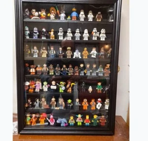 LARGE Minifigures Display Case LEGO Toy Wall Shelf Cabinet Bathroom Spices Cars - Picture 1 of 9