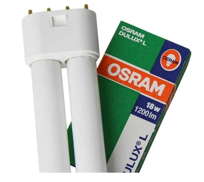 10 OSRAM DULUX L 18W/830 2G11 4 pin 18W - LUCE BIANCA CALDO - 10 PEZZI 2G11 - Immagine 1 di 2