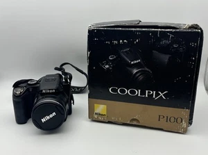 Nikon Coolpix P100 Digitalkamera schwarz 10,3 MP Point & Shoot 26-fach optischer Zoom - Bild 1 von 24