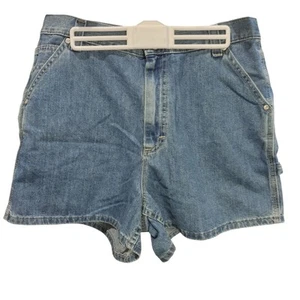 Riveted by Lee Women's 14M Light Washed Blue Denim Jean Mom Shorts  - Picture 1 of 4