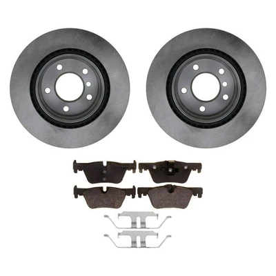 For BMW 328i 12-15 Raybestos R-Line Plain Rear Brake Kit w Ceramic Pads Foto 1 de 4