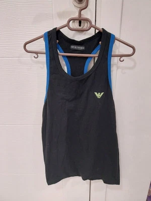 Emporio Armani  Tank Top Men's Size Small Black - Image 1 of 4
