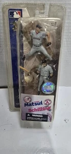 Sealed- 2004 -Hideki Matsui Curt Schilling- McFarlane 3" Baseball Figure TOY - Picture 1 of 2