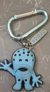 Crocs Croslite Guy Blue Carabiner Clip Keychain - Picture 1 of 3