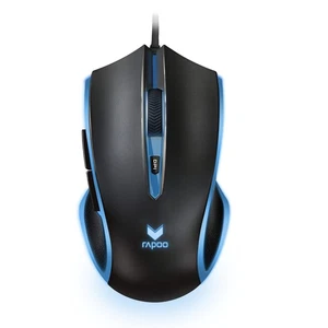 Rapoo V20S Ambidextrous Optical USB Type-A 3000 DPI Black - Picture 1 of 1