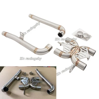 Tubo de escape tubo de conexión media para Triumph Bonneville T120 T100 2021-2025 Foto 1 de 4