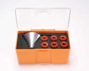 Lyman Products Brass Smith Pro Powder Funnel System, 5, Orange - Picture 1 of 6