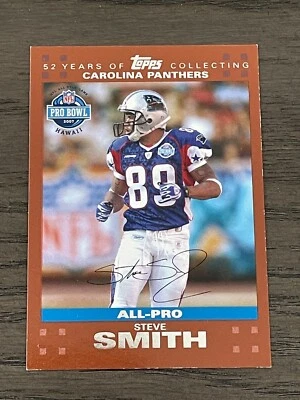 2007 Topps Copper Steve Smith All Pro #418 Carolina Panthers /2007 - Image 1 of 2