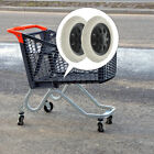  8 Pcs Rubber + Foam Luggage Cart Wheels Trolley Replacements