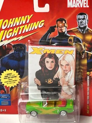 Johnny Lightning Marvel X-Men Jean Grey 1965 Ford Mustang Convertible - Image 1 of 4