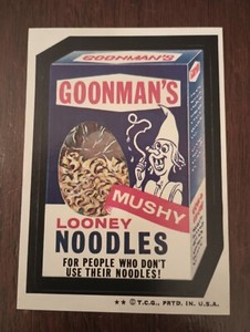 1974 Topps Wacky Packages (6th Series) (Goonman's) (NM-MT)