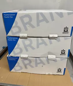Lotto di 3 scatole marca BrandTech punte per pipette 10 ml, rif 702603 - Foto 1 di 3