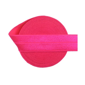 Foldover Elastic Shiny FOE 3/4" Spandex Band Dress Sewing Trim 50 100 Yard Spool - Picture 1 of 64