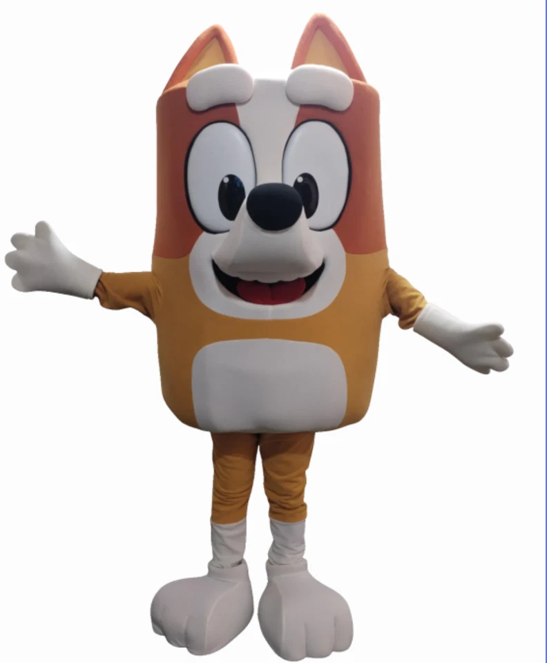 Disfraz de mascota azul bingo amarillo para perro fiesta de cumpleaños para adultos disfraces Foto 1 de 1