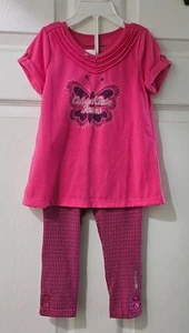Calvin Klein Jeans Toddler Girl Cotton Blend 2 pc Set Size 3T, NWT - Picture 1 of 4