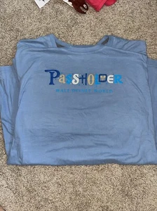 Walt Disney World Passholder Men’s Blue ANAGRAM T Shirt Size XXL - Picture 1 of 4