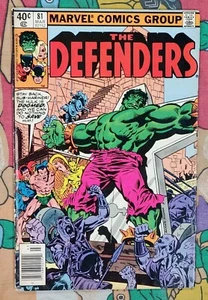 1980 Marvel Comics The Defenders #81 NEWSSTAND Comic Book 1328 - Picture 1 of 2