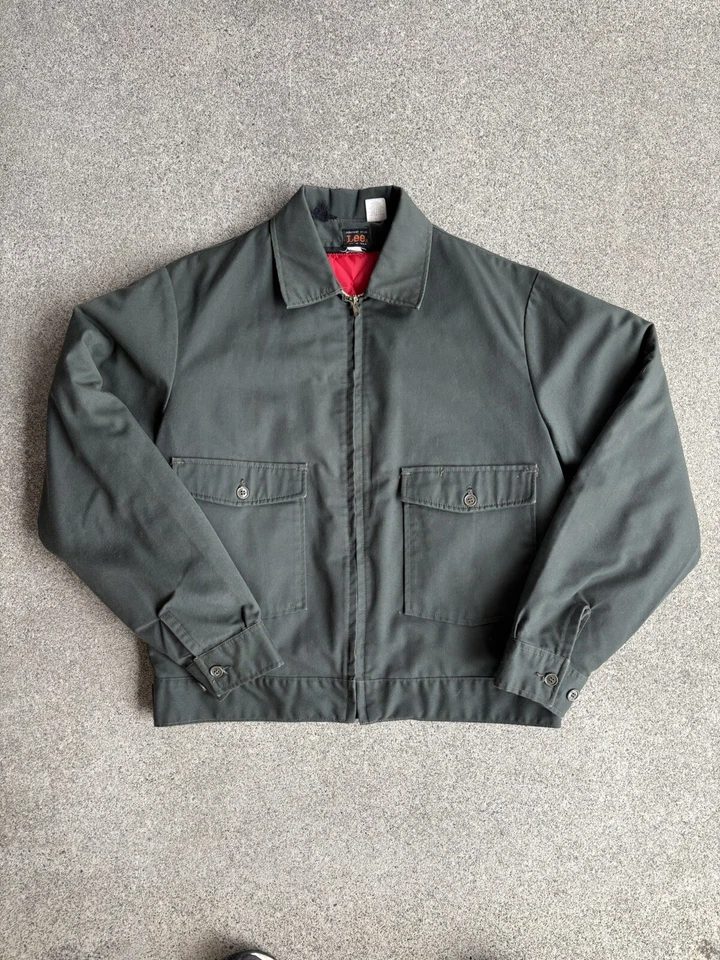Vintage 1970s Lee Full Zip Jacket Talon zipper Removable Liner — 第 1/4 张图片