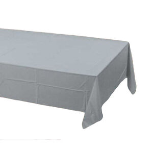 Creative Converting Touch of Color Paper Banquet Table Cover,  Silver