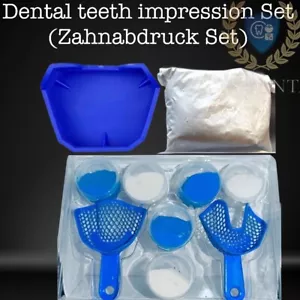 Huella dental DIY, yeso, manualidades, dentadura, kit de prótesis, base dental - Imagen 1 de 4