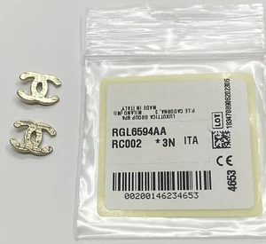 Chanel CH5435 Sunglasses Replacement Temple Logo Icon Gold Push In AUTHENTIC New - Picture 1 of 4