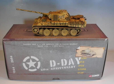 Corgi 1/50 Nr.60204 Panther Ausf A 4th Company SS Panzer Regiment Tank OVP #6903 - Bild 1 von 3