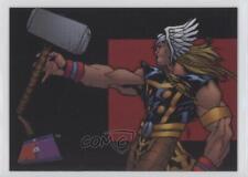 1997 Fleer Marvel vs WildStorm Avengers vs StormWatch Refractors Thor #85 2rz