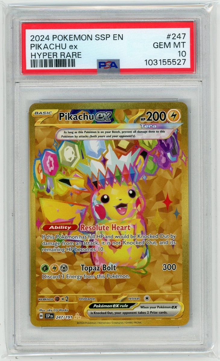 Pikachu Ex 247/191 Sv08: Surging Sparks for sale | eBay