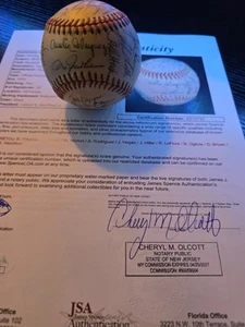 1975 Detroit Tiger Team Signed Baseball JSA LOA Houk Horton Brown Freehan Hegan - Picture 1 of 8