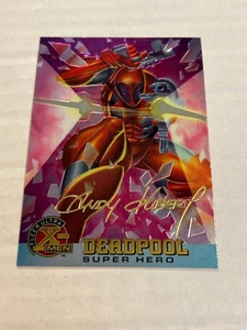Fleer Ultra X-Men 1995 Deadpool Andy Kubert Gold Signature #51 SP G3 - Imagen 1 de 2