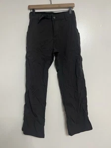 PrAna Pant Men's 34x28 Dark Gray Zion Stretch Cargo Roll Up Hiking Outdoor - Picture 1 of 9