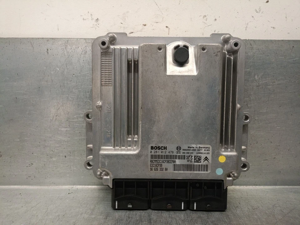 9662633280 CENTRALINA MOTORE / 0281012478 BOSCH / 5435094 PER CITROËN C5 II BREA - Immagine 1 di 4